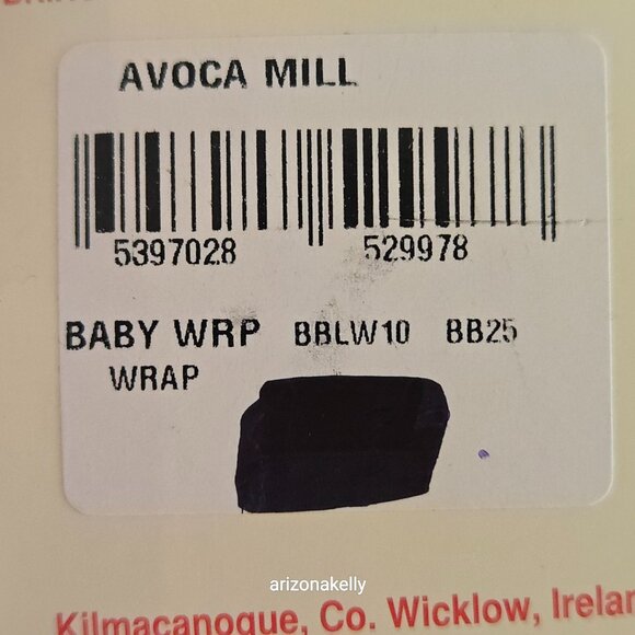NWT Lambswool Baby Wrap/Scarf/Lap Blanket AVOCA Ireland Herringbone - Picture 8 of 9